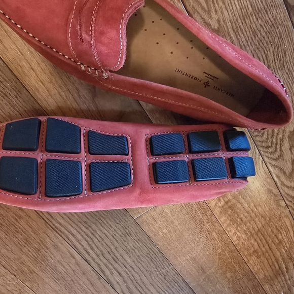 New In BOX Mercanti Fiorentini WOMENS Red Loafers - Picture 3 of 9